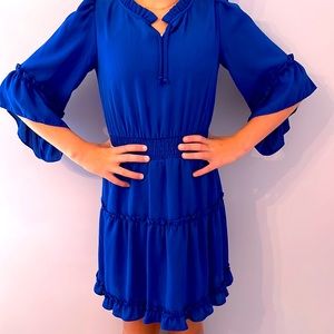 Royal blue GB girls dress